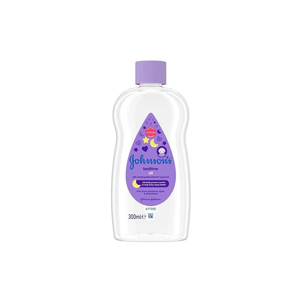 Johnson's Baby Bedtime Oil 300ml – Gentle Moisturizer with Soothing NaturalCalm™ Aromas