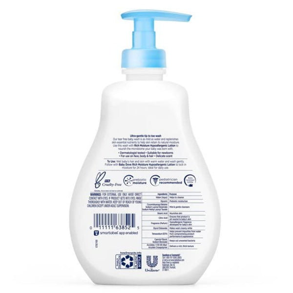 Dove, Baby Tear Free Shampoo, Rich Moisture - 13.5 Fl Oz / 400mL