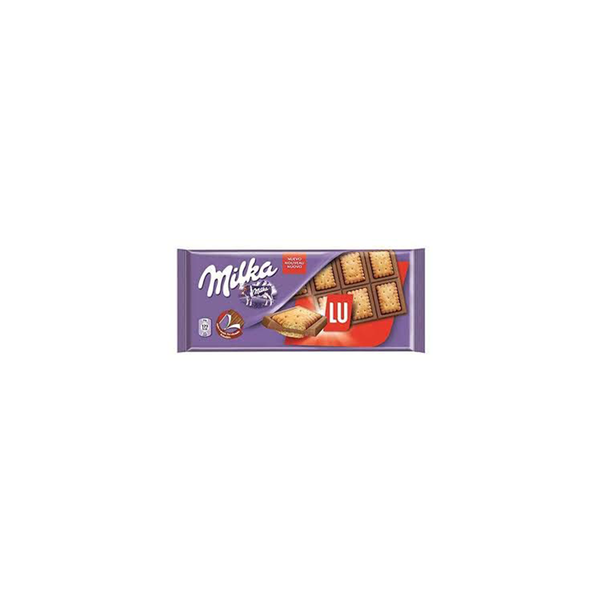 European best Milka LU 3.5 ounce/100g (PACK OF 18)