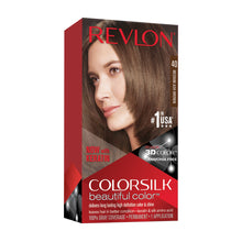 Revlon Colorsilk #40 Medium Ash Brown, Permanent Hair Color, with 100% Gray Coverage, Ammonia-Free, Keratin and Amino Acids