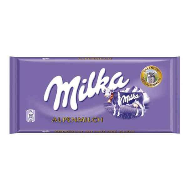 Milka Alpenmilch Vollmilch Schokolade Chocolate 5 x 100 gram