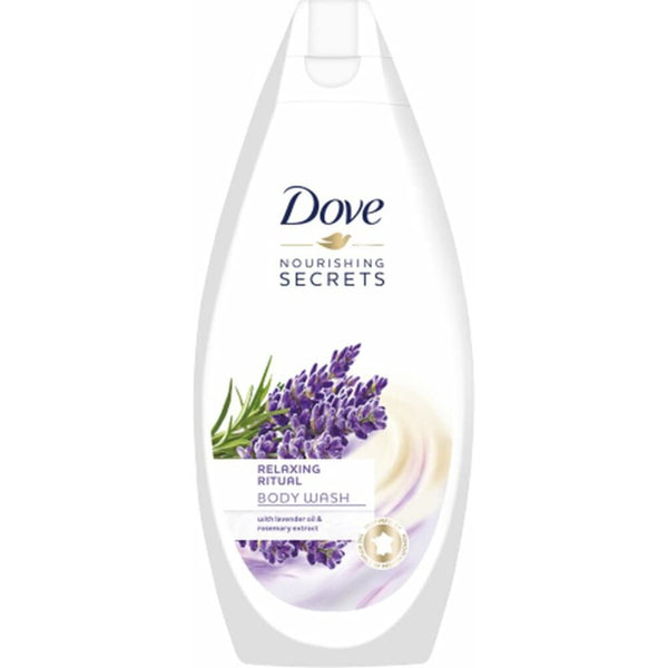 Dove Relaxing Ritual Body Wash 750ml – With Lavender Oil & Rosemary Extract for Soothing Skin Care