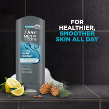 Dove Men+Care Body Wash and Face Wash Clean Comfort 13.5 oz for Dry Skin Effectively Washes Away Bacteria While Nourishing Your Skin