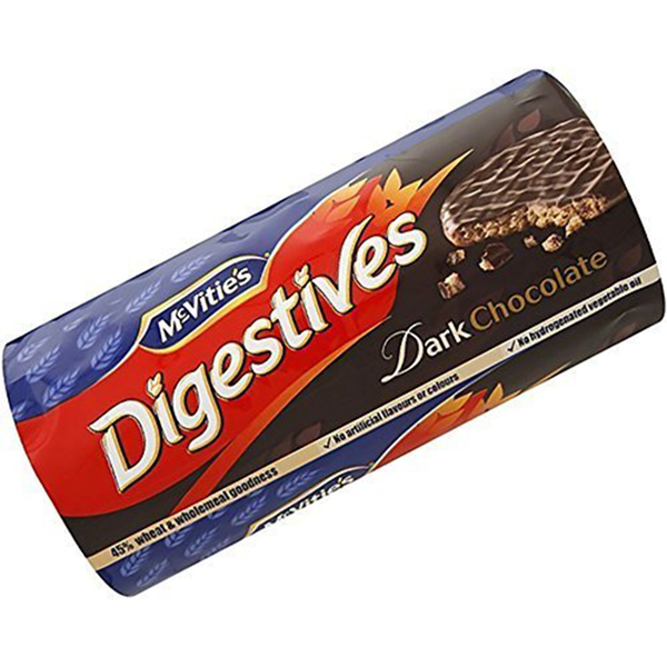 British Biscuits - McVities Dark Chocolate Digestives 9.38 OZ