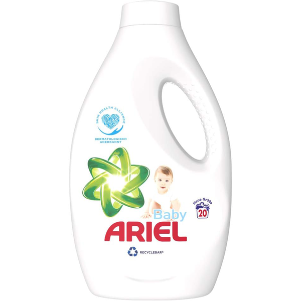 Ariel Baby Liquid Laundry Detergent 1100ml (20 Wash Loads)