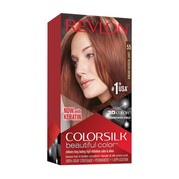 Experience the magic of Revlon Colorsilk #55 and discover a world of rich, multi-dimensional color.