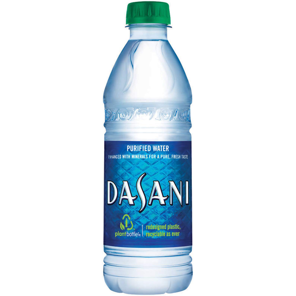 Dasani Water, Enhanced With Minerals, 16.9 Fl Oz Bottle (Pack of 8, Total of 135.2 Fl Oz)