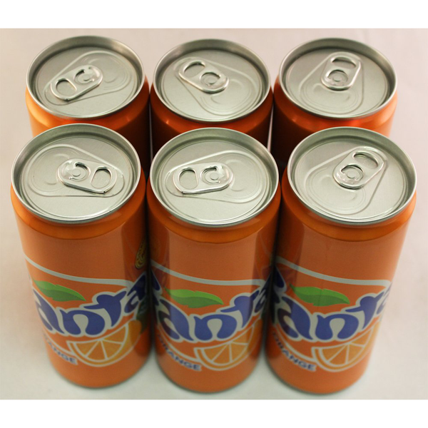 Fanta Orange Soda (European Import) (6 x 0.33 L Cans)