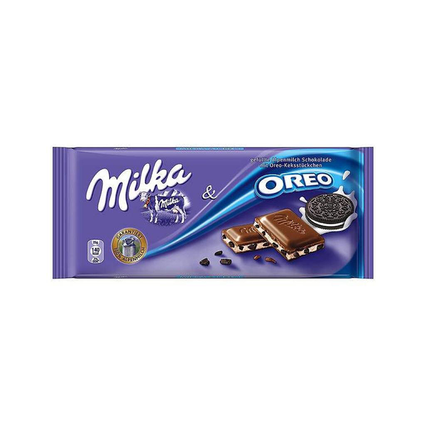 Milka Chocolate With Oreo Cookies - 3.52 oz