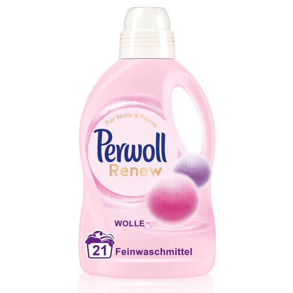Perwoll Renew Wool & Fine Fabric Care Liquid Detergent for Wool, Silk and Fine Fabrics - (1.47L)