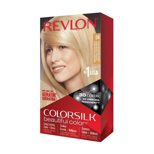 Permanent Hair Color by Revlon, Colorsilk with 100% Gray