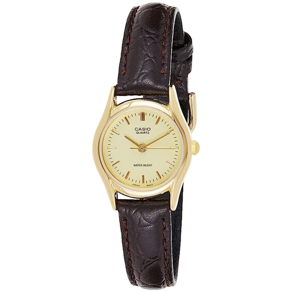Casio Women's EAW-LTP-1094Q-9ARDF Analog Quartz Brown Watch