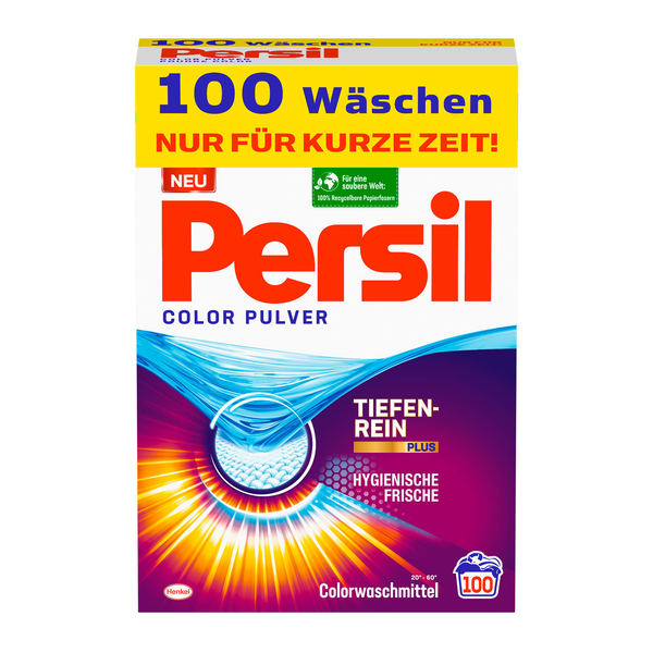 Persil Laundry Detergent Color Mega Pack (100 Loads / 6.5 Kg)