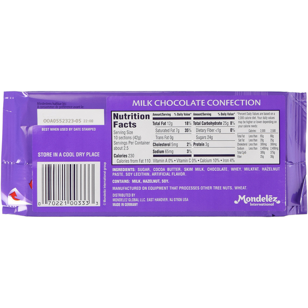 World's Best Milka Chocolate Alpine Milk (Pack of 10+1)