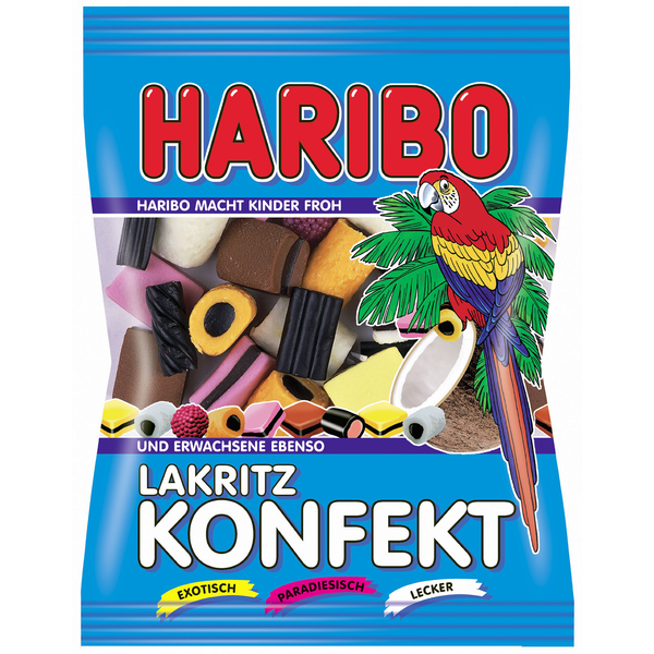 Haribo Gummy Candies Lakritz Konfekt Gummies  175g