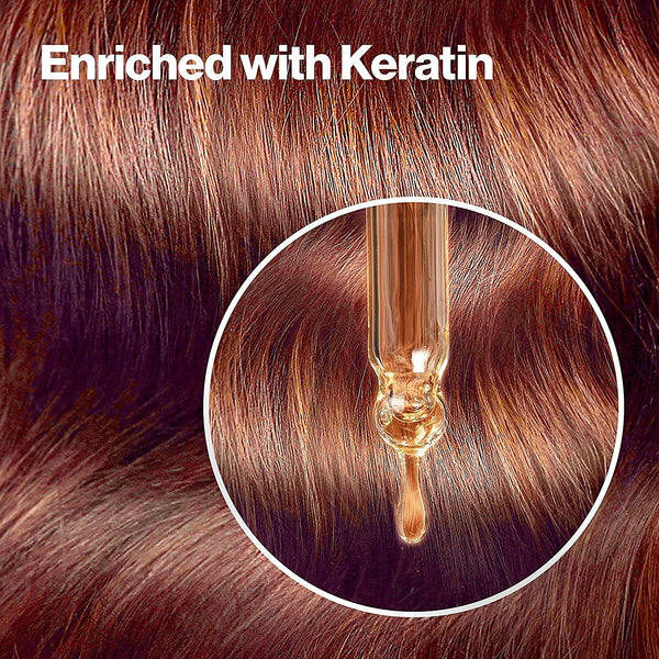 Revlon Colorsilk  #46 Medium Golden Chesnut Brown, Permanent Hair Color, with 100% Gray Coverage, Ammonia-Free, Keratin and Amino Acids