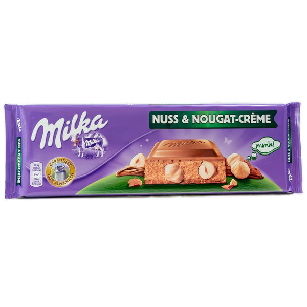 Milka Nuss-Nougat Creme Chocolate Bar – 300g