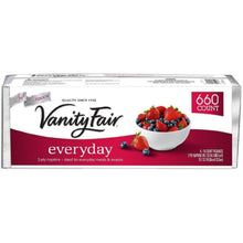 Vanity Fair 2-Ply Dinner Impressions Napkins, 660Total Count (11 Pack of 60 pieces)