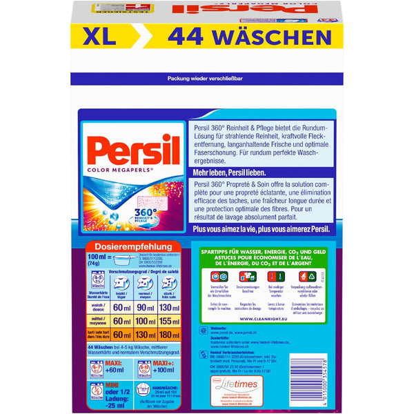 Persil Megaperls Color 7.178 Lbs (44 Loads)