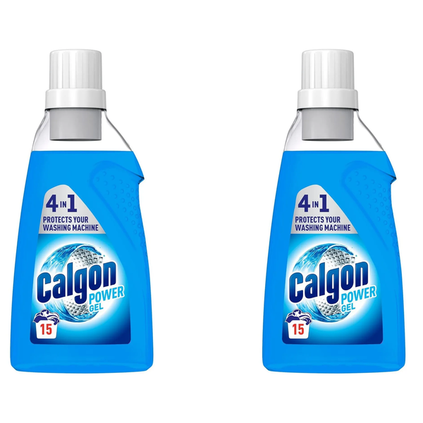 Calgon 4-in-1 Washing Machine Water Softener Gel, 2 x 750 ml (1.5 Litre)