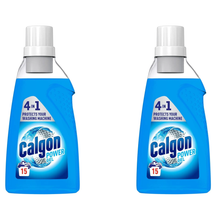Calgon 4-in-1 Washing Machine Water Softener Gel, 2 x 750 ml (1.5 Litre)