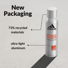 Adidas Men’s Body Spray Intensive 150 ml – Long-Lasting Freshness & Odor Protection – Sporty Fragrance for Active Men -  3 Packs