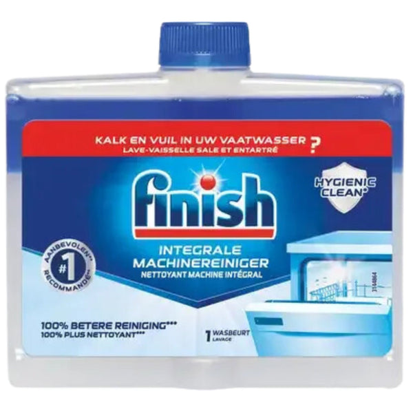 Finish Dual Action Dishwasher Cleaner: Fight Grease & Limescale, Fresh, 8.45oz ( Pack of 4)