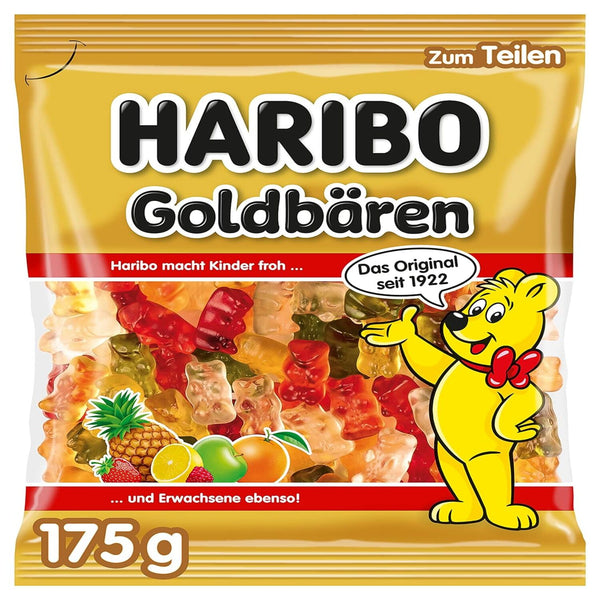 Haribo Gummy Candies Saft Goldbaren Gummies 175 g