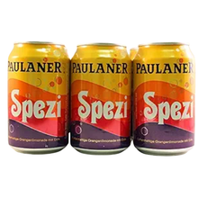 Paulaner Spezi – 6 Pack, 0.33L Cans – German Cola and Orange Soda – Imported European Soft Drink – Refreshing Citrus Cola Beverage