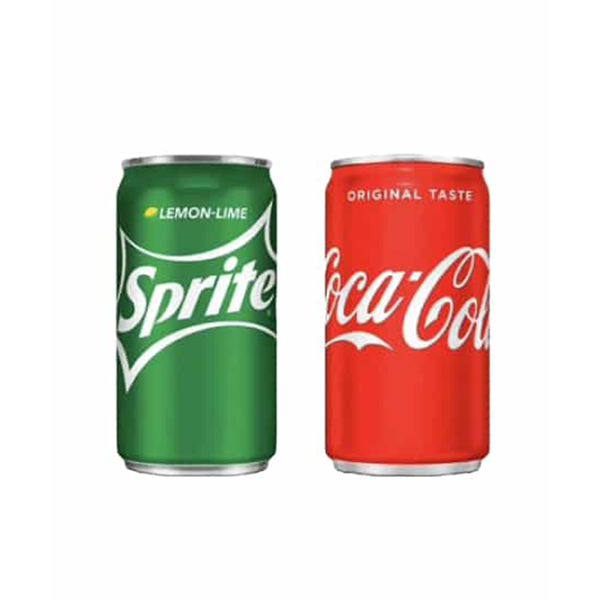 10 Pack Bundle of 7.5 oz. Soda | 5 Sprite | 5 Coca Cola