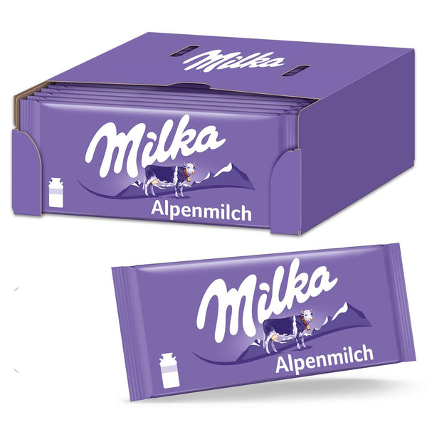 Milka Alpenmilch Chocolate Bar, 3.5 Ounce (Pack of 24)