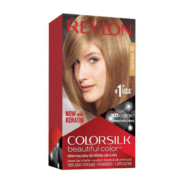 Permanent Hair Color by Revlon, Colorsilk with 100% Gray