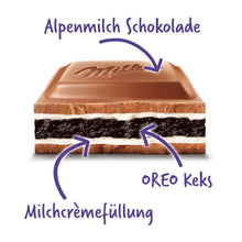 Milka Oreo Alpine Milk Chocolate, 3.5 oz Bar MILK OREO, PACK OF 5