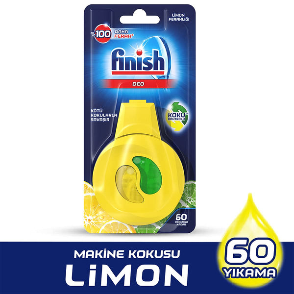 Finish Dishwasher Air Freshener Lemon - 60 Washes