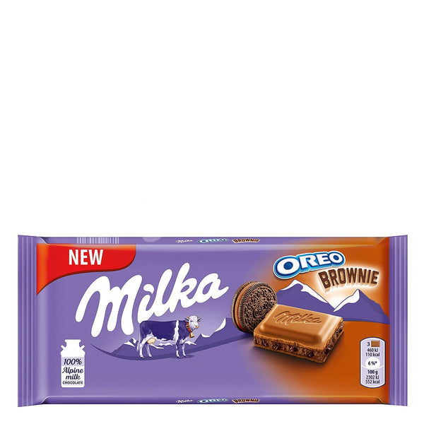 Milka OREO Brownie Milk Chocolate Candy Bar - 3.52 Oz