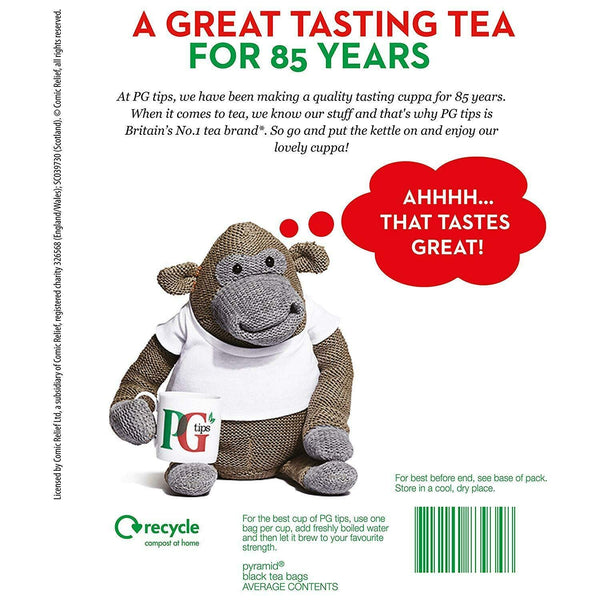 PG tips Pyramid Teabags - 240 per pack (1.53lbs)