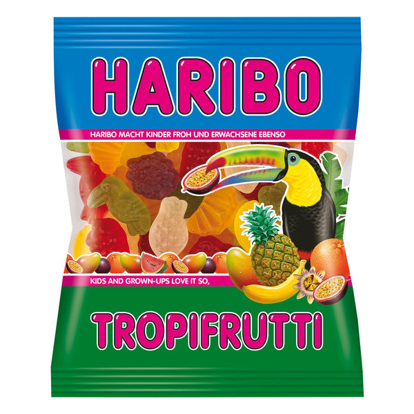 Haribo Gummy Candies Tropi - Frutti Gummies 175g