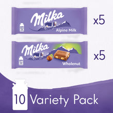 Milka European Chocolate Bars Variety Pack, 10 - 3.52 oz