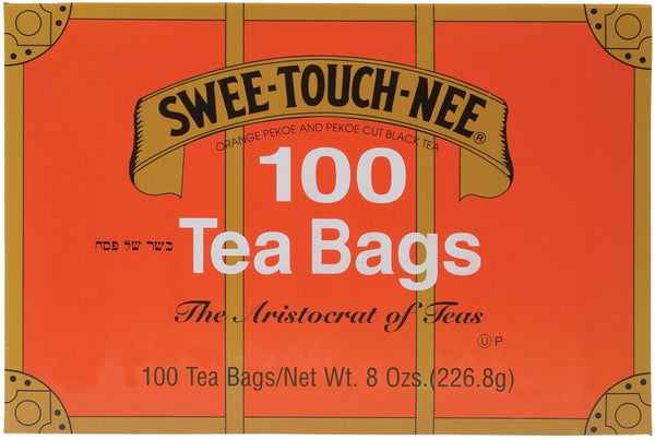 Swee-Touch-Nee Orange Pekoe Black Tea 100 Bags 8 oz — The Aristocrat of Teas, OU Kosher