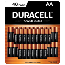 Duracell CopperTop AA Batteries 40 count - bulk alkaline AA batteries long shelf life