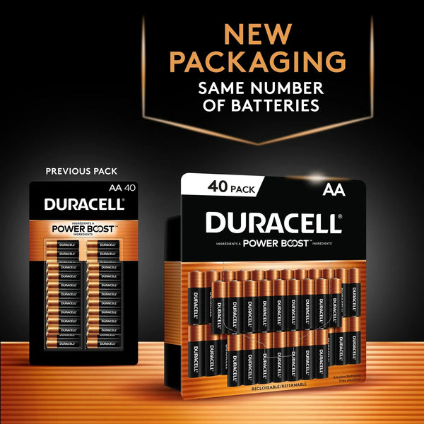 Duracell CopperTop AA Batteries 40-Count