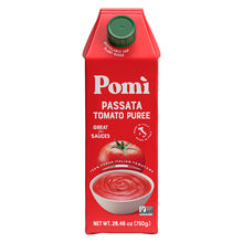 Pomì Tomato Passata, 26.46 oz Carton – Creamy & Velvety Italian Tomato Purée with a Touch of Salt