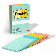 Post-it Sticky Notes, Lined 24 Sticky Note , 4 x 6 100 Cnt