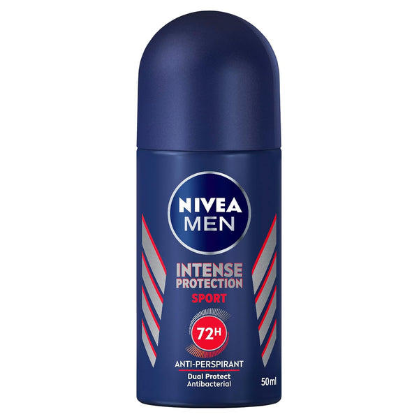 Nivea for Men Intense Protection Sport Dry Impact Antiperispirant Deodorant Roll-on 50 Ml