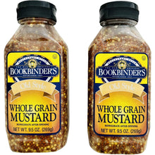 Bookbinder’s Stone Ground Whole Grain Mustard – 9.5 oz Bottle 2 packs