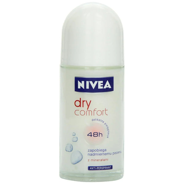 Nivea Dry Comfort Deodorant Roll-On, 1.7 Fluid Ounce (Pack of 2) - Real Prime Deals