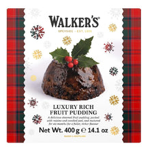 Walker’s Rich Fruit Pudding - 16 Oz Plum Pudding for Christmas - Luxury Holiday Treat and Dessert from Scotland