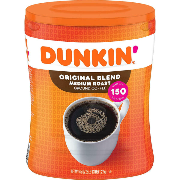 Dunkin Donuts  Original Blend Ground Coffee, Medium Roast 45 Ounces