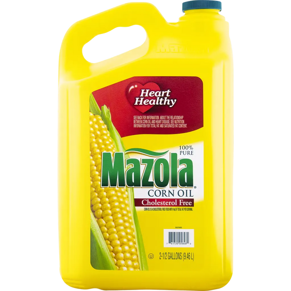 Mazola 100% Pure Corn Oil 2.5 Gal - bulk cooking oil