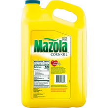 Mazola 100% Pure Corn Oil 2.5 Gal - nutrition facts label
